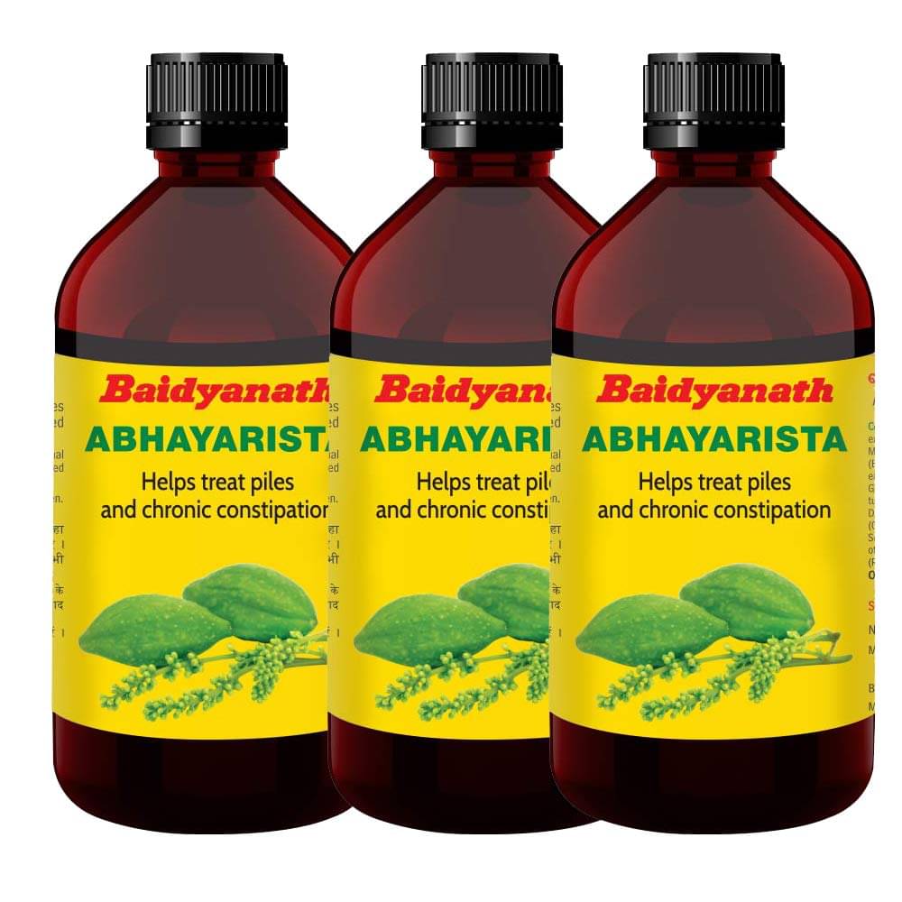     			Baidyanath Abhayarishta, Ayurvedic Constipation Relief, 450 Ml (Pack of 3)