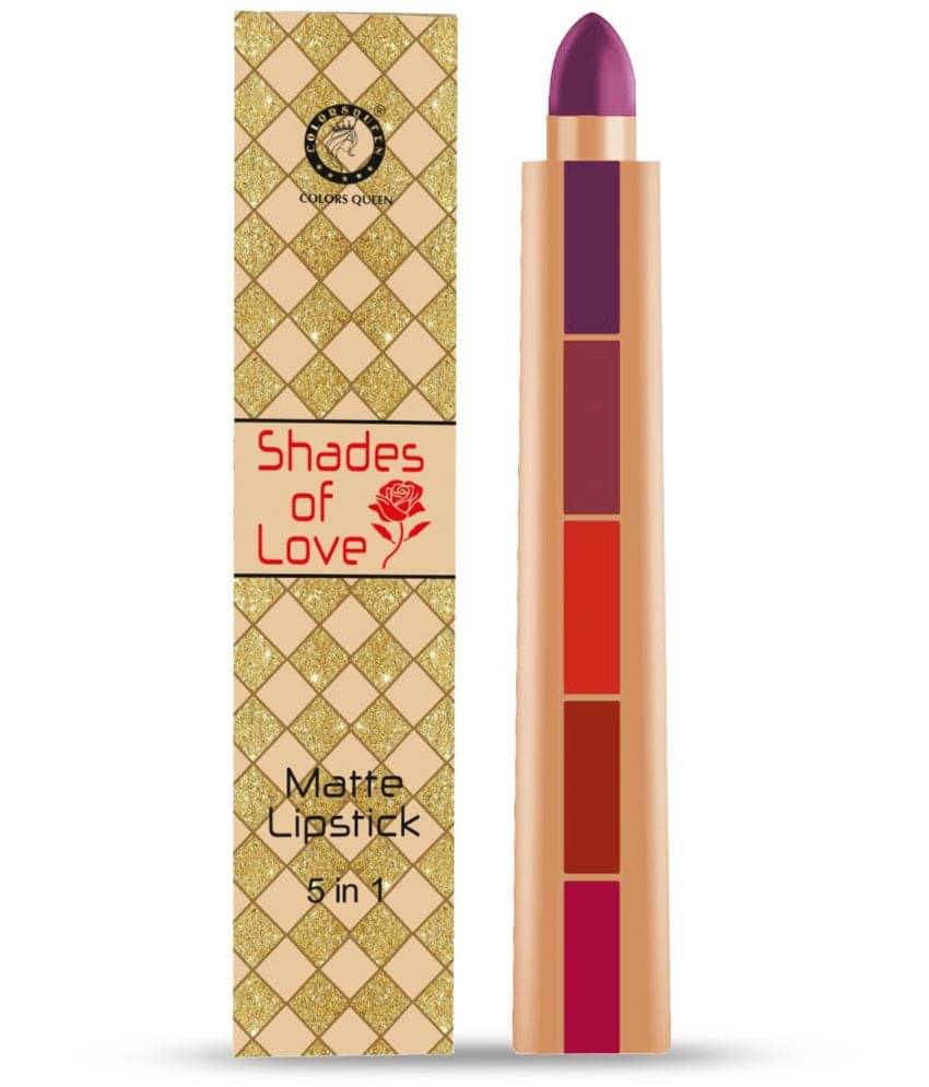     			Colors Queen Shade of Love 5 in 1 Matte Lipstick 6g - Pack of 1