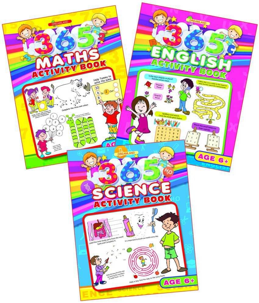     			365 Activity Books pakc (3 Titles) - Interactive & Activity