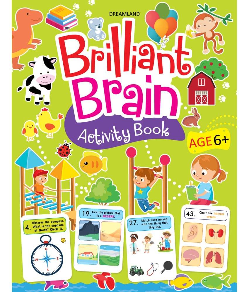     			Brilliant Brain Activity Book 6+ - Interactive & Activity