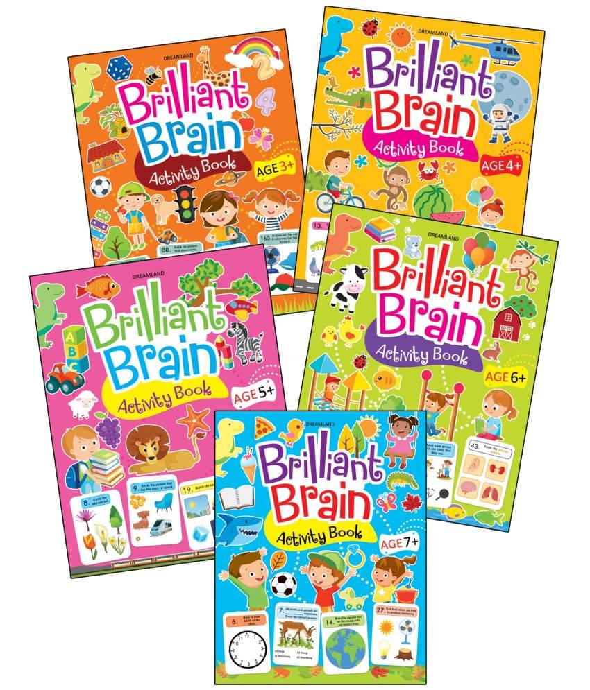    			Brilliant Brain Activity Books - 5 Titles) - Interactive & Activity
