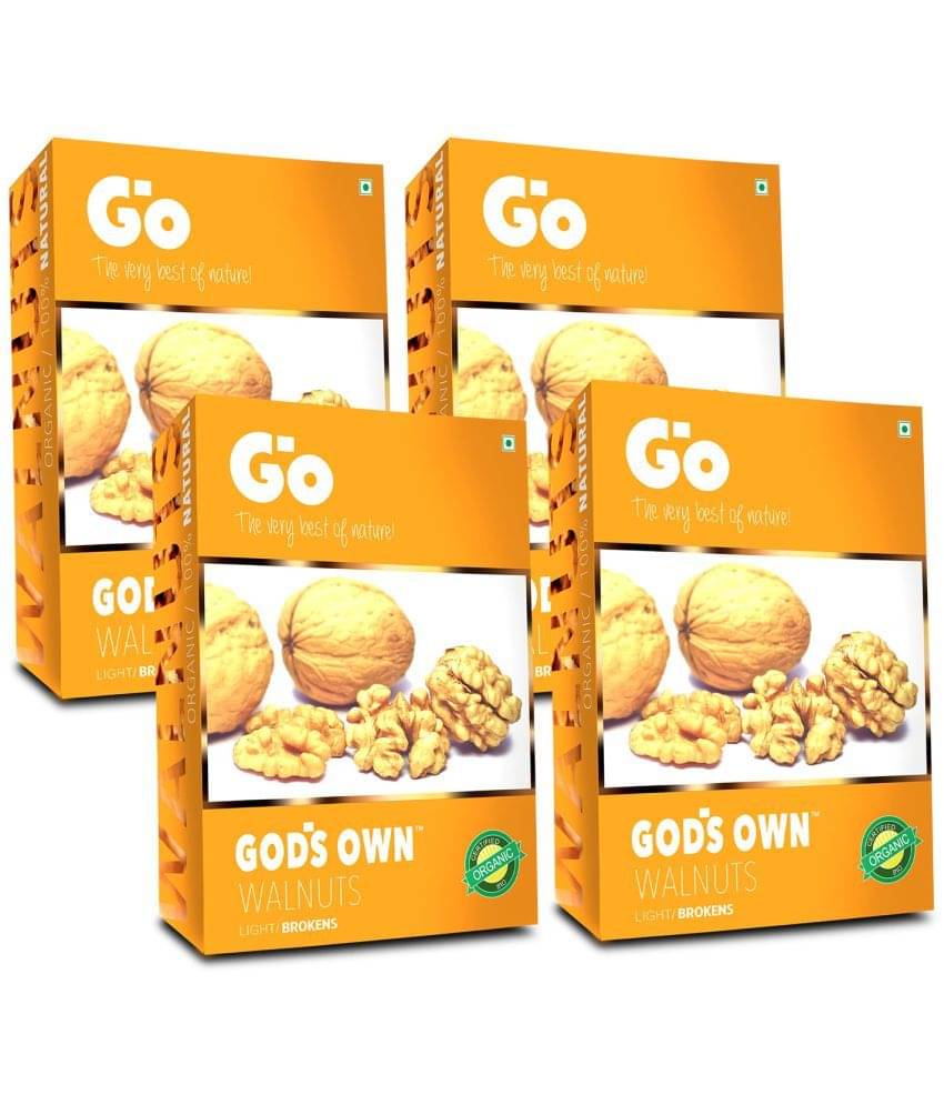 GO Light Broken Walnuts(Akhrot giri) 250 g Pack of 4 GO Light Broken Walnuts(Akhrot giri) 250 g Pack of 4