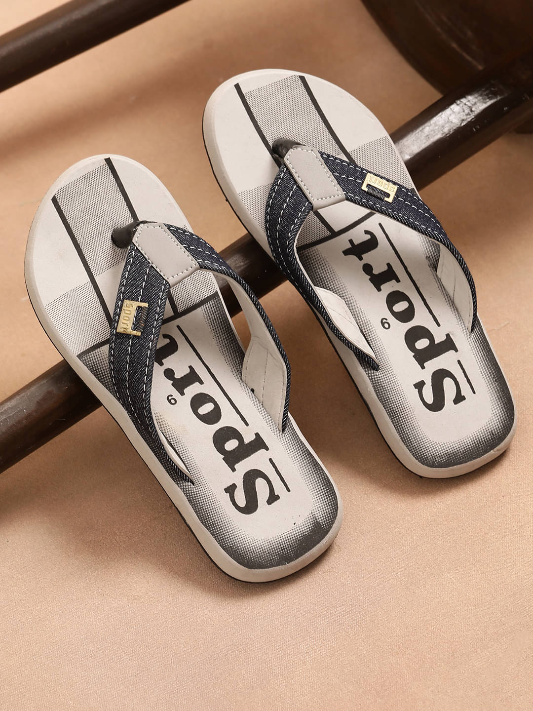     			Cozy Wear Gray Slippers