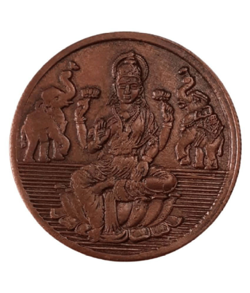     			EXTREMELY RARE OLD VINTAGE HALF ANNA EAST INDIA COMPANY 1818 MAA LAXMI BEAUTIFUL RELEGIOUS TEMPLE TOKEN COIN