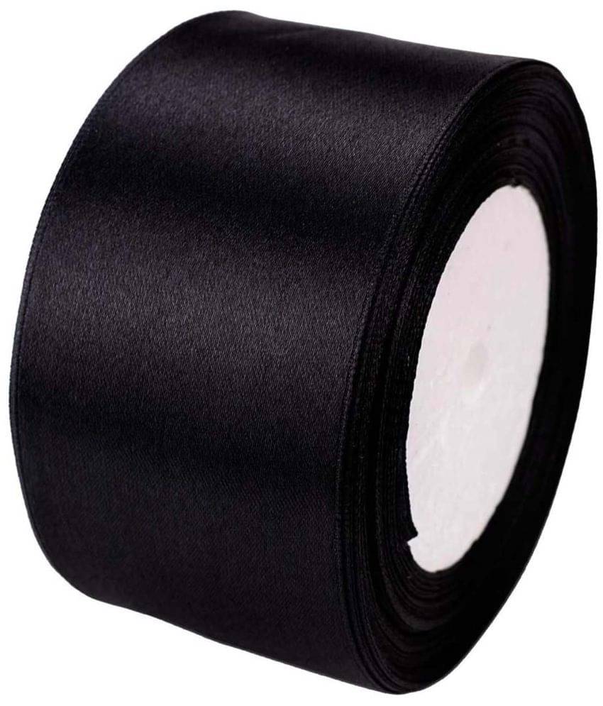    			PRANSUNITA Polyster Double Face Satin Broad Ribbon 2 inch for Gift & Decoration ( Pack of 1 )