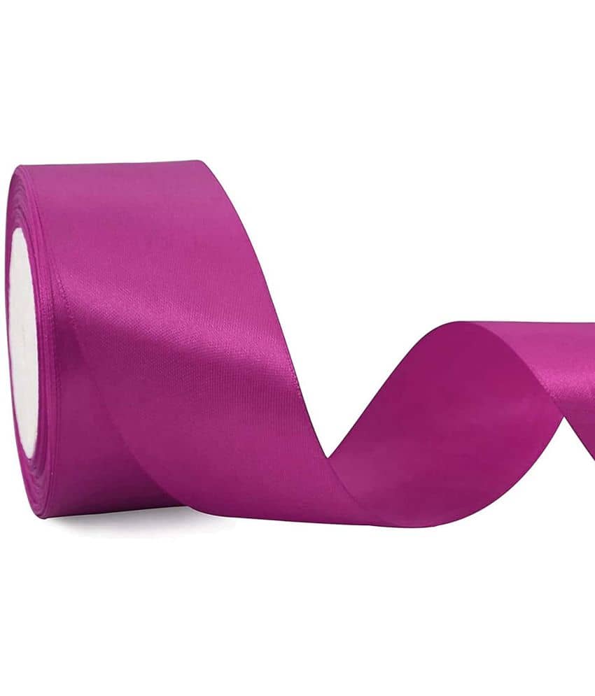 PRANSUNITA Polyster Double Face Satin Broad Ribbon for Wedding, Party Decoration ( Pack of 1 ) - Stationery | Buy online on ZillyBuy