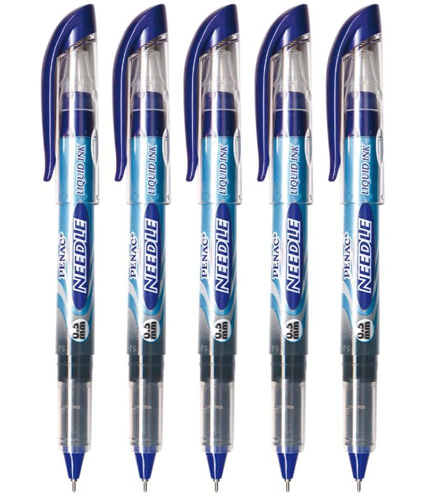 Penac Needle LIQUID Ink 0,7 blue ink (Pack of 5)