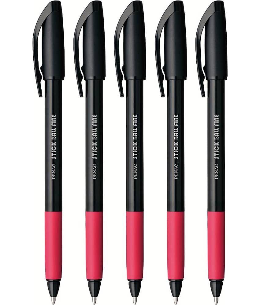 Penac Stick Ball red red ink (Pack of 10) - Stationery | Buy online on ZillyBuy