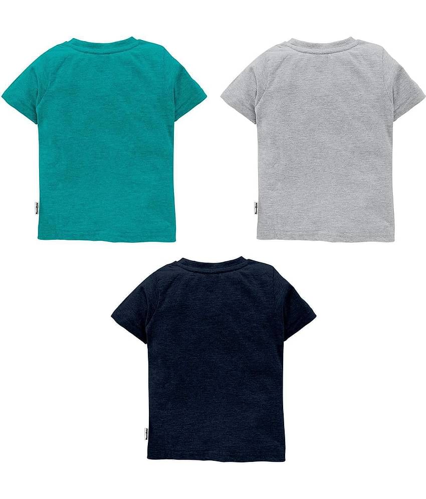 NammaBaby Pack of 1 Boys Cotton Blend T-Shirt ( Multicolor )