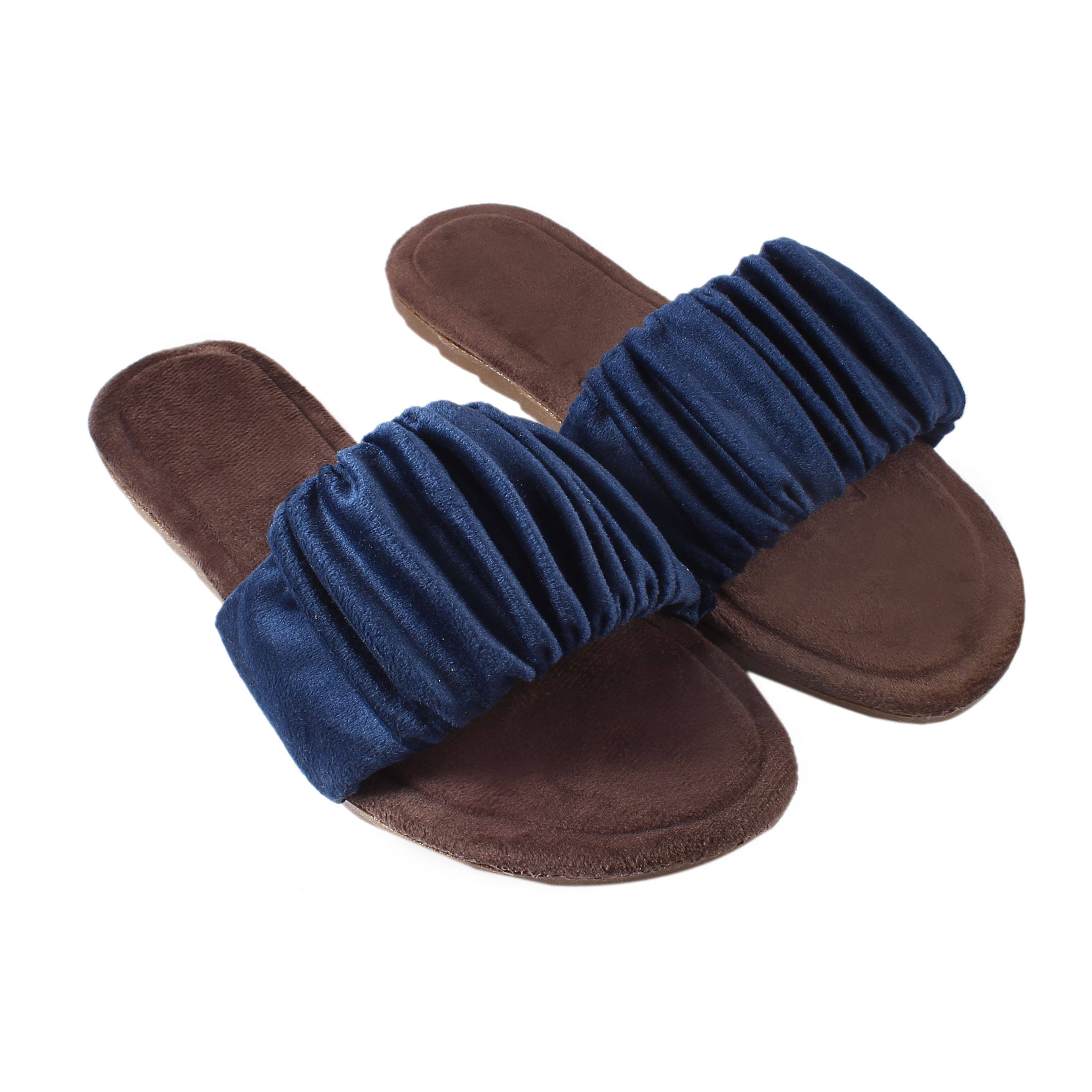    			Anjaneya Creations Blue Flats