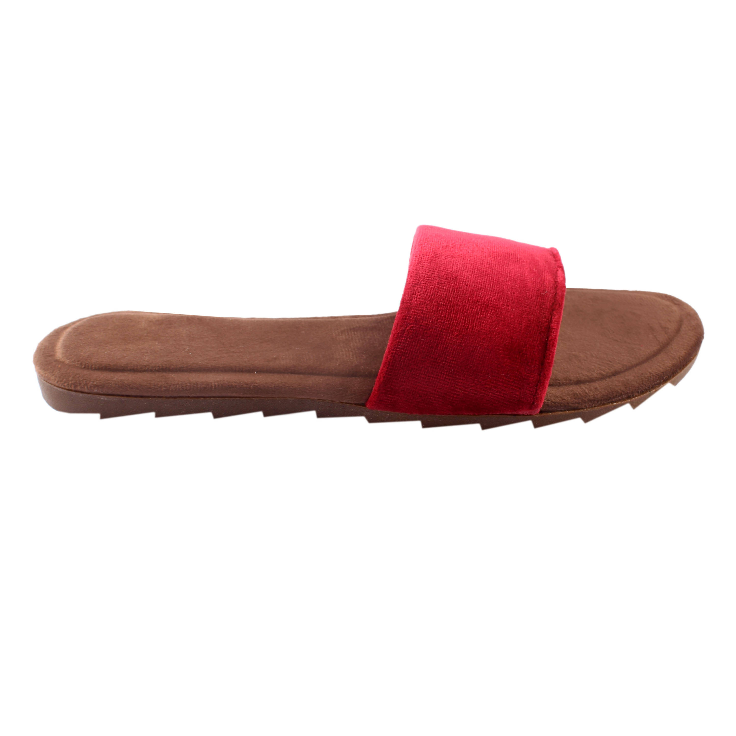     			Anjaneya Creations Red Flats