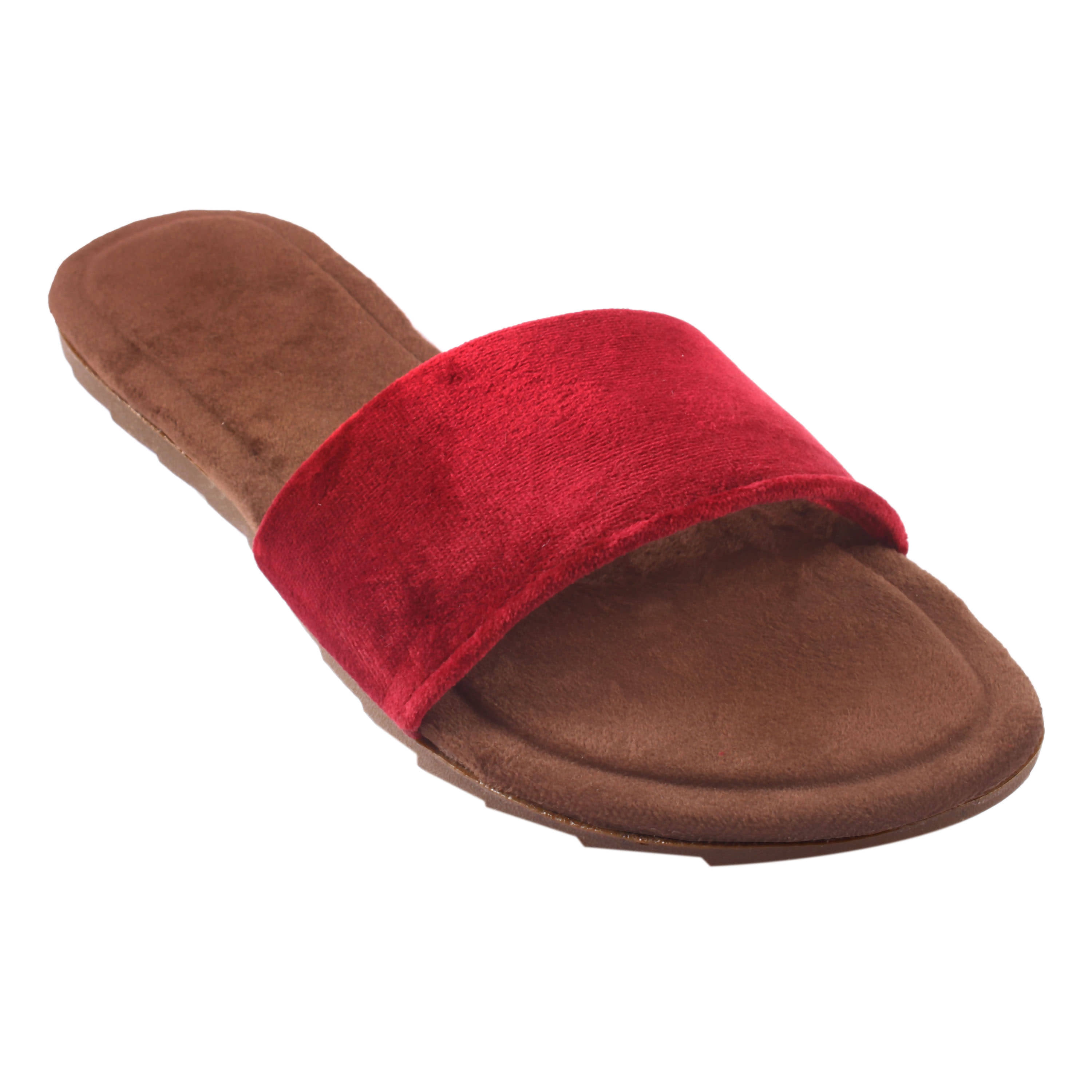 Anjaneya Creations Red Flats