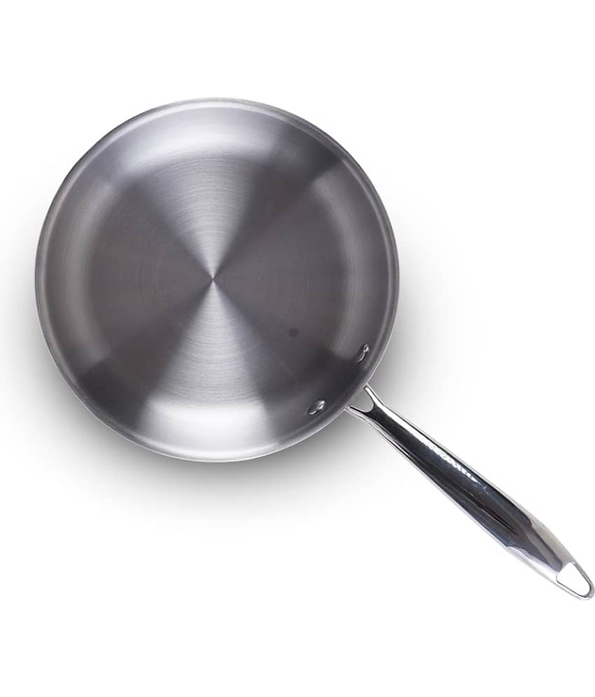 The Indus Valley Triply No Coating Stainless Steel Fry Pan 42 cm 1500 mL - Cookware | Buy online on ZillyBuy