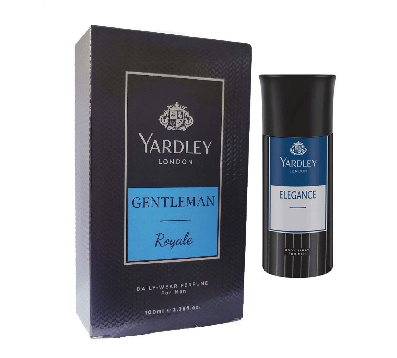     			YARDLEY LONDON 1 COUNTRY BREEZE DAILY WEAR PERFUME , 100 ML  . 1 LONDON MIST REFRESHING BODY SPRAY  150 ML.PACK OF 2 .