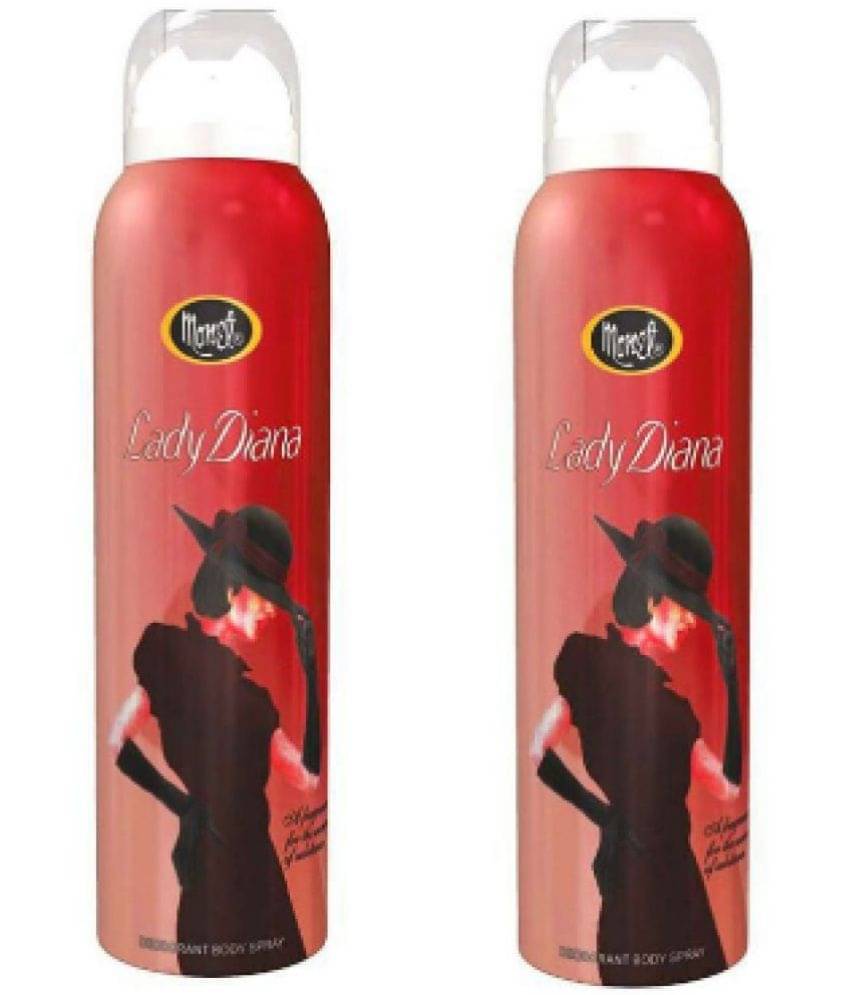     			MONET Lady Diana Body Spray - For Men & Women , 150ML EACH , PACK OF 2