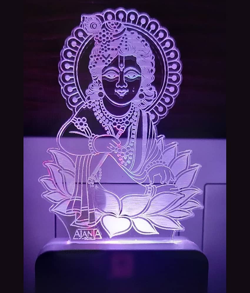 SUPER AJANTA Sree Krishna Kaneya 2051 Night Lamp Multi - Pack of 1 - Electricals | Buy online on ZillyBuy