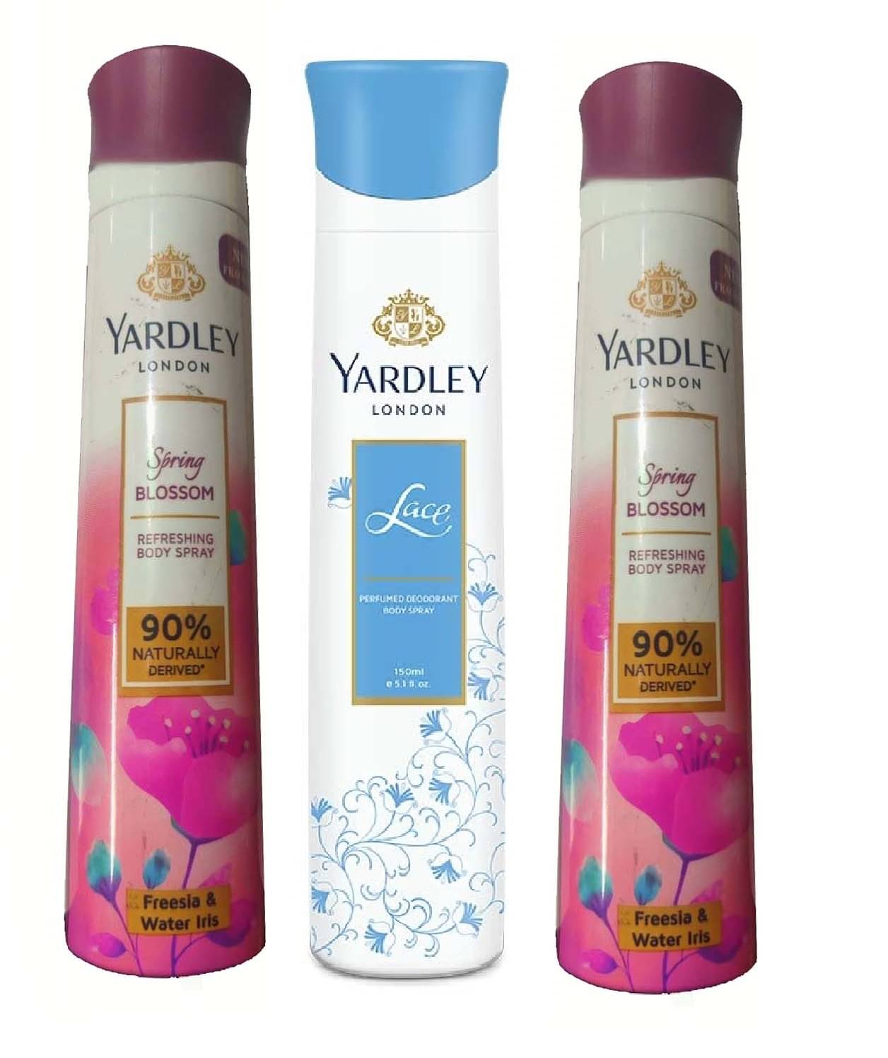     			tYARDLEY LONDON 2 SPRING BLOSSOM 1 LACE  150 ML EACH PACK OF 3