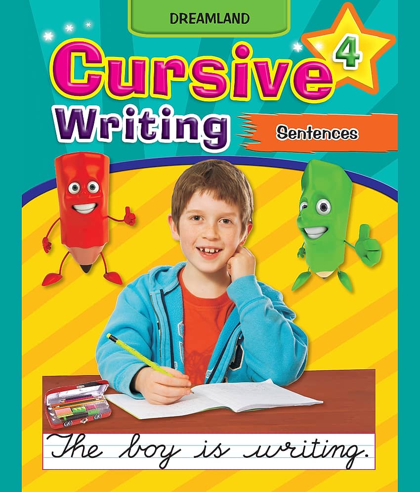 Cursive Writing Book (Sentences) Part 4 - Early Learning Book - Stationery | Buy online on ZillyBuy