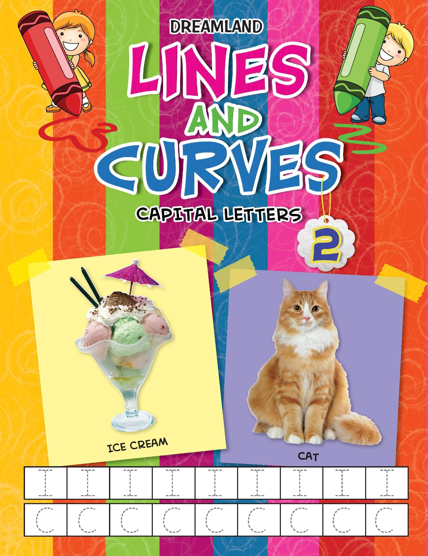 Lines and Curves (Capital Letters) Part 2 - Early Learning Book     			Lines and Curves (Capital Letters) Part 2 - Early Learning Book