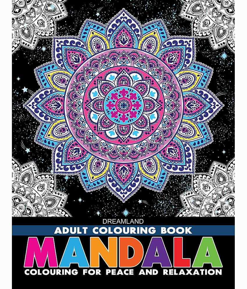 Mandala- Colouring Book for Adults - Colouring Books for Peace and Relaxation Book - Stationery | Buy online on ZillyBuy