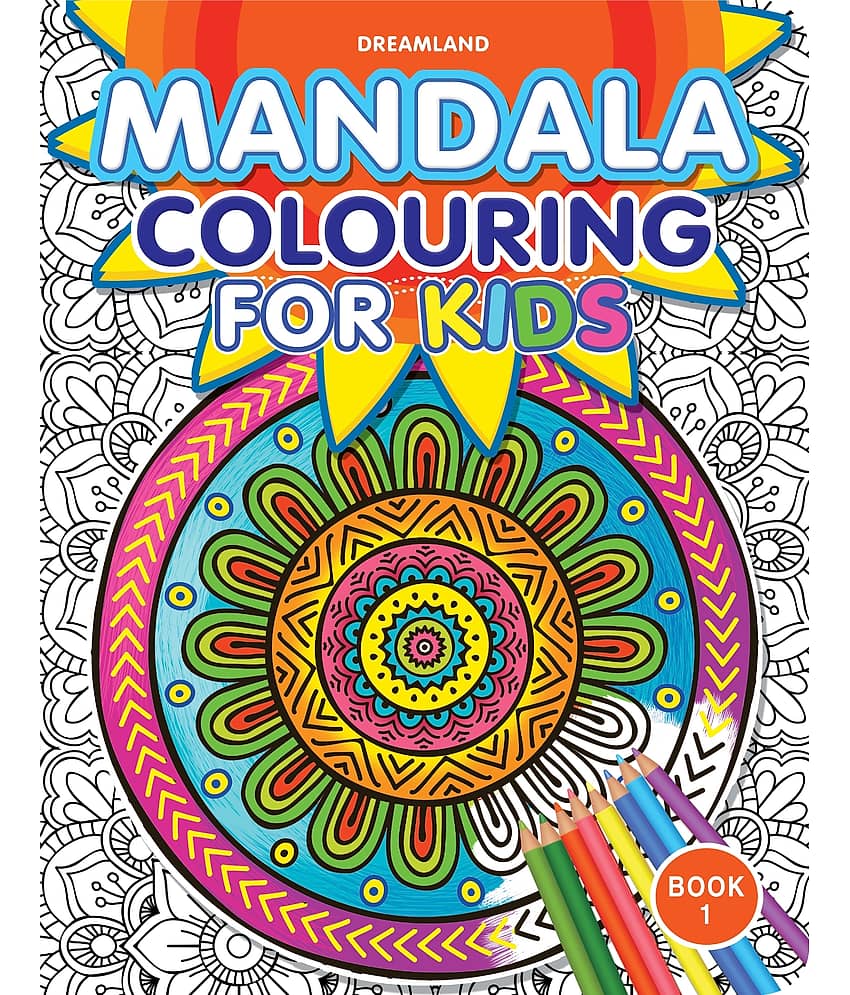 Mandala Colouring for Kids- Book 1 - Drawing, Painting & Colouring Book - Stationery | Buy online on ZillyBuy