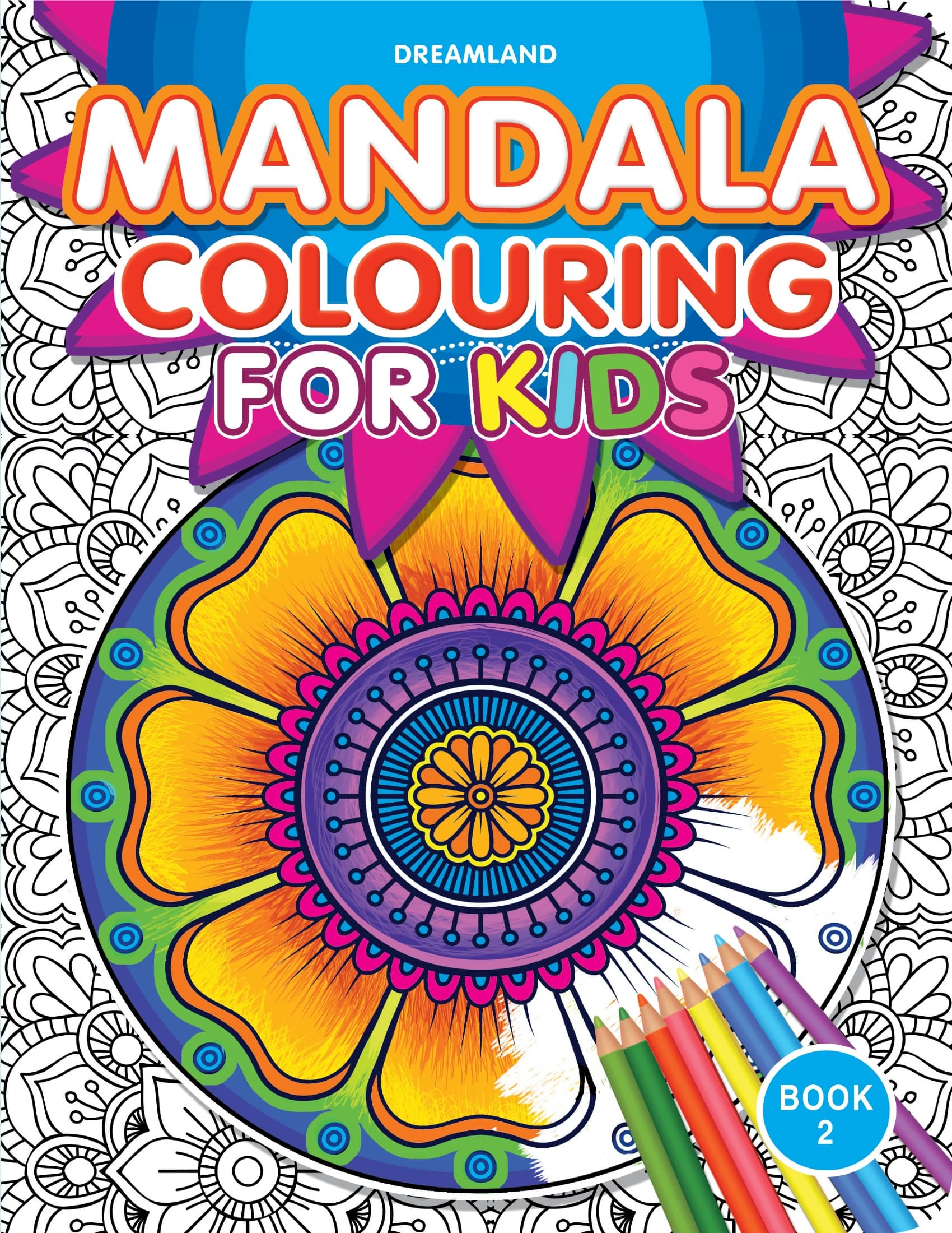 Mandala Colouring for Kids- Book 2 - Drawing, Painting & Colouring Book - Stationery | Buy online on ZillyBuy