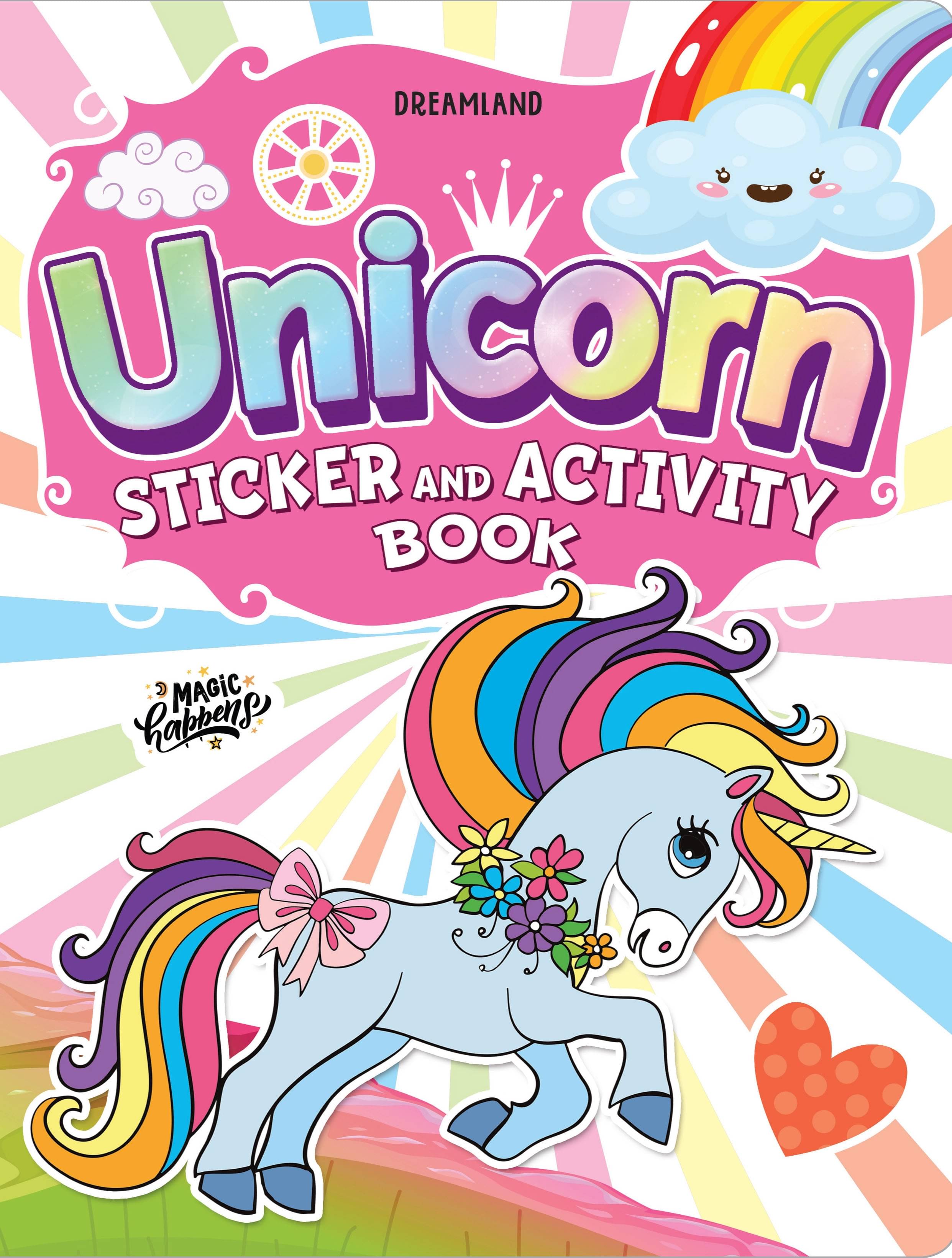 My Magical Unicorn Sticker and Activity Book for Children Age 3 - 8 Years - With Bright Stickers to Decorate - Interactive & Activity Book My Magical Unicorn Sticker and Activity Book for Children Age 3 - 8 Years - With Bright Stickers to Decorate - Interactive & Activity Book