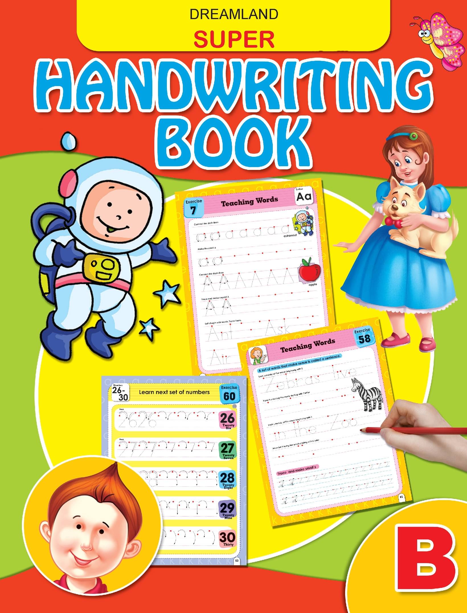 Super Hand Writing Book Part - B - Early Learning Book Super Hand Writing Book Part - B - Early Learning Book