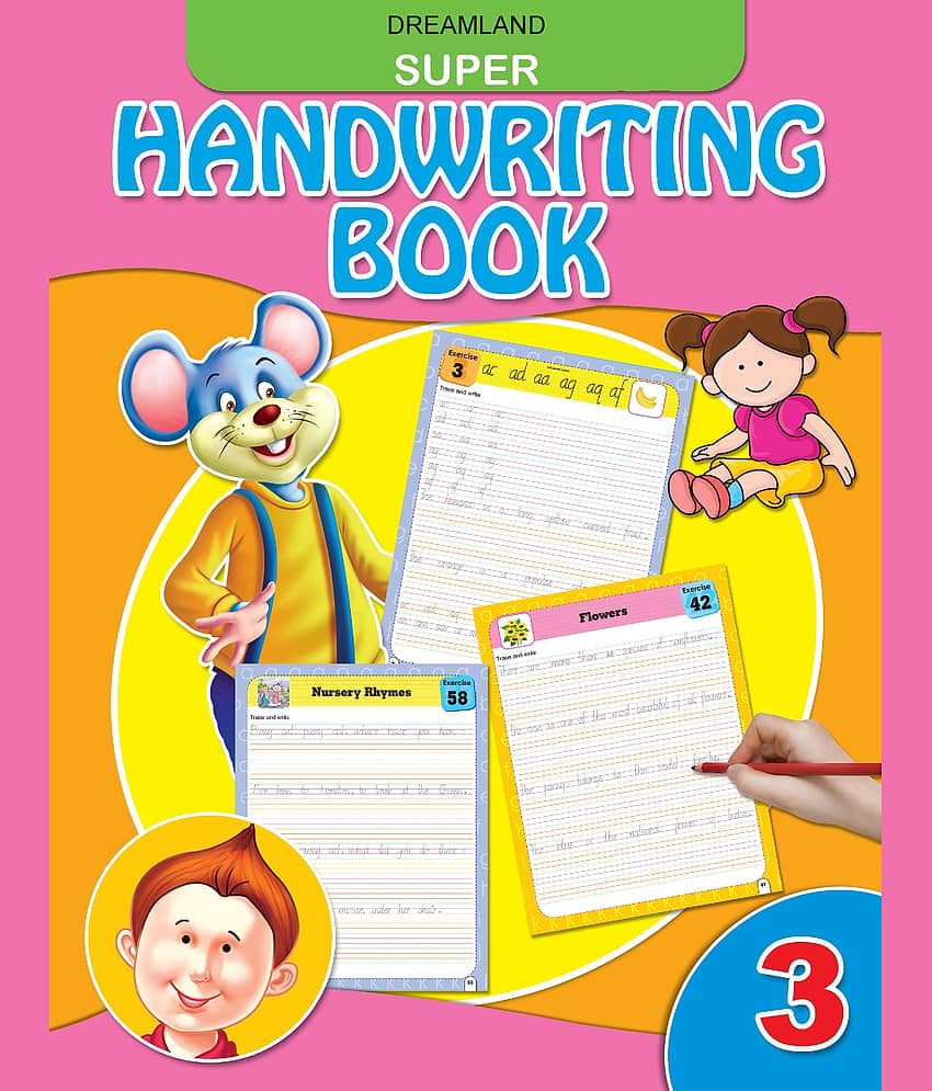 Super Hand Writing Book Part - 3 - Early Learning Book - Stationery | Buy online on ZillyBuy