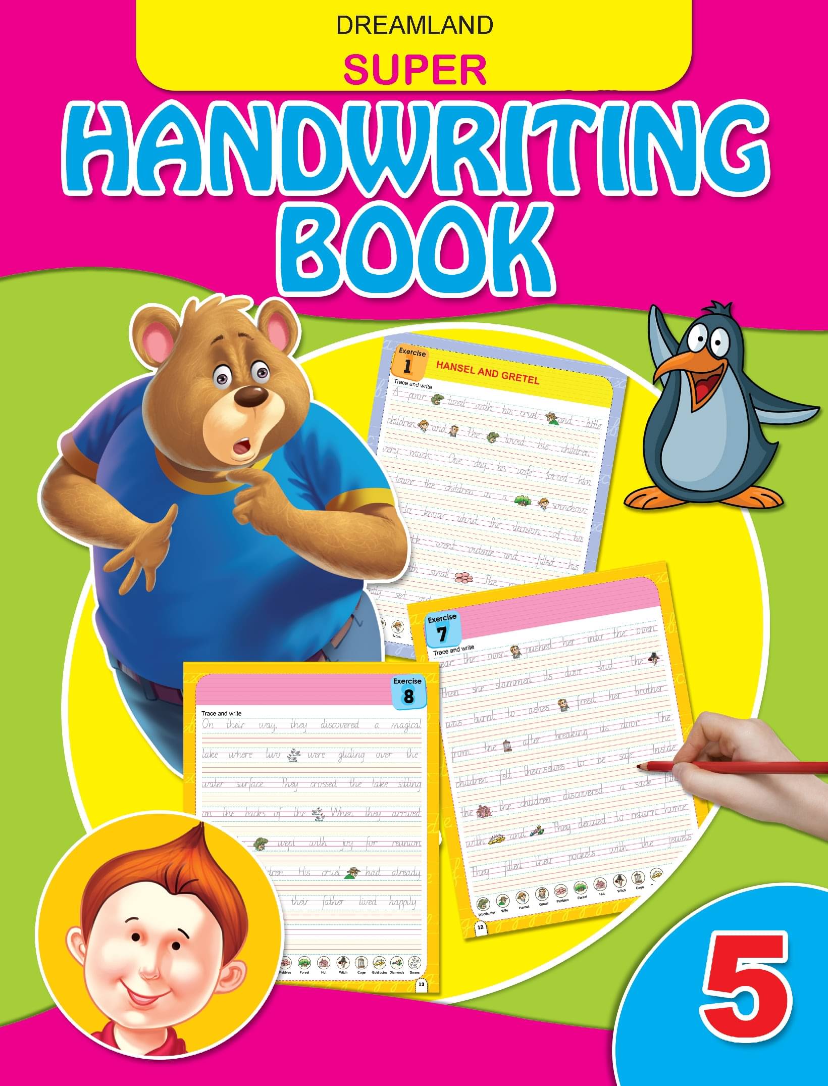 Super Hand Writing Book Part - 5 - Early Learning Book Super Hand Writing Book Part - 5 - Early Learning Book