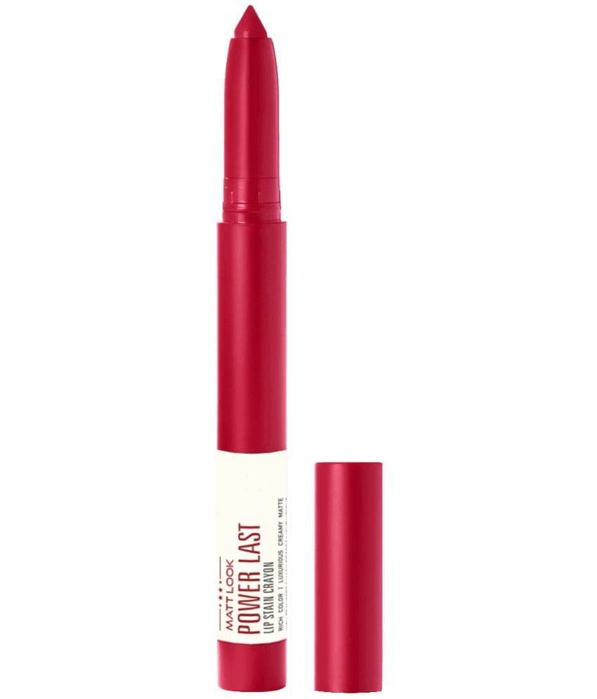 Mattlook Power Last Lip Stain Crayon Lipstick| Rich Color | Non Transfer | Mask Proof | Luxurious Creamy Matte, Deep Magenta (2.0gm) Mattlook Power Last Lip Stain Crayon Lipstick| Rich Color | Non Transfer | Mask Proof | Luxurious Creamy Matte, Deep Magenta (2.0gm)