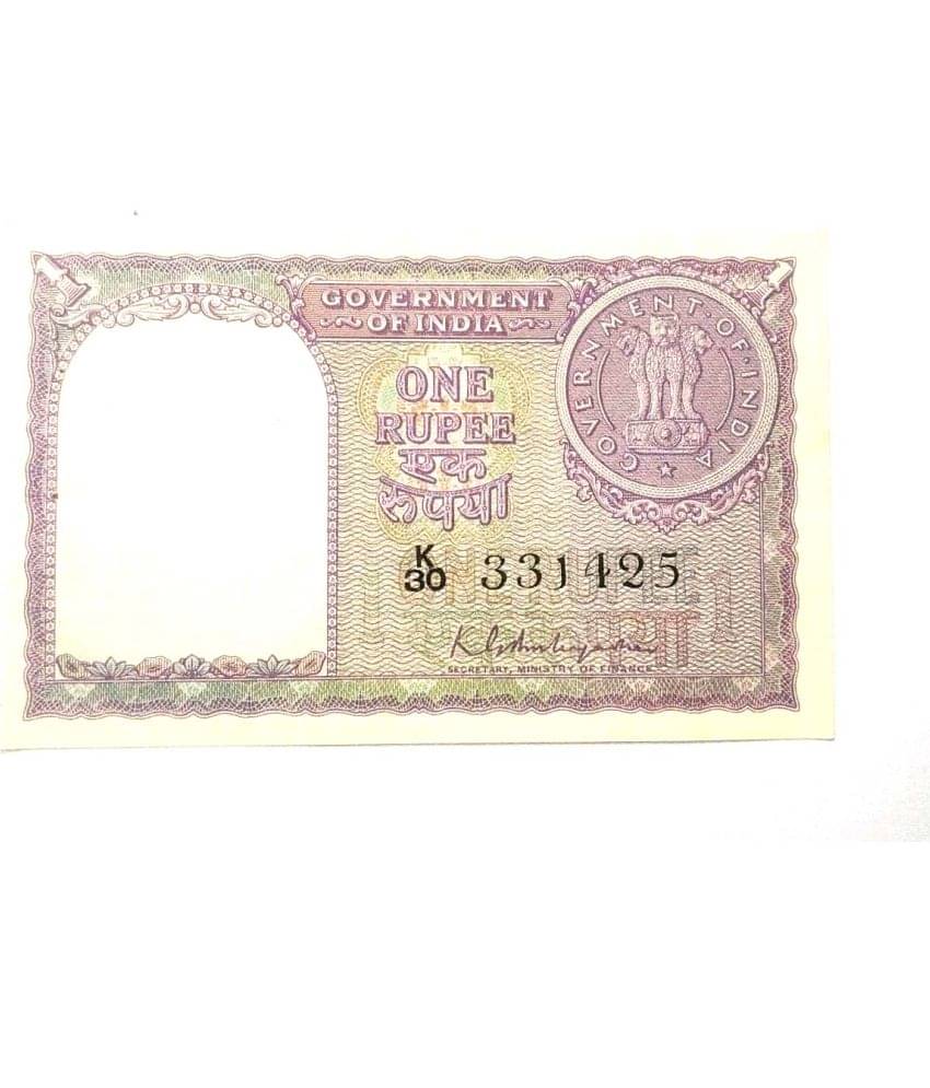     			1 Rupees UNC Condition Sign. By K.G. Ambegaonkar, Year 1951 Blue Issue