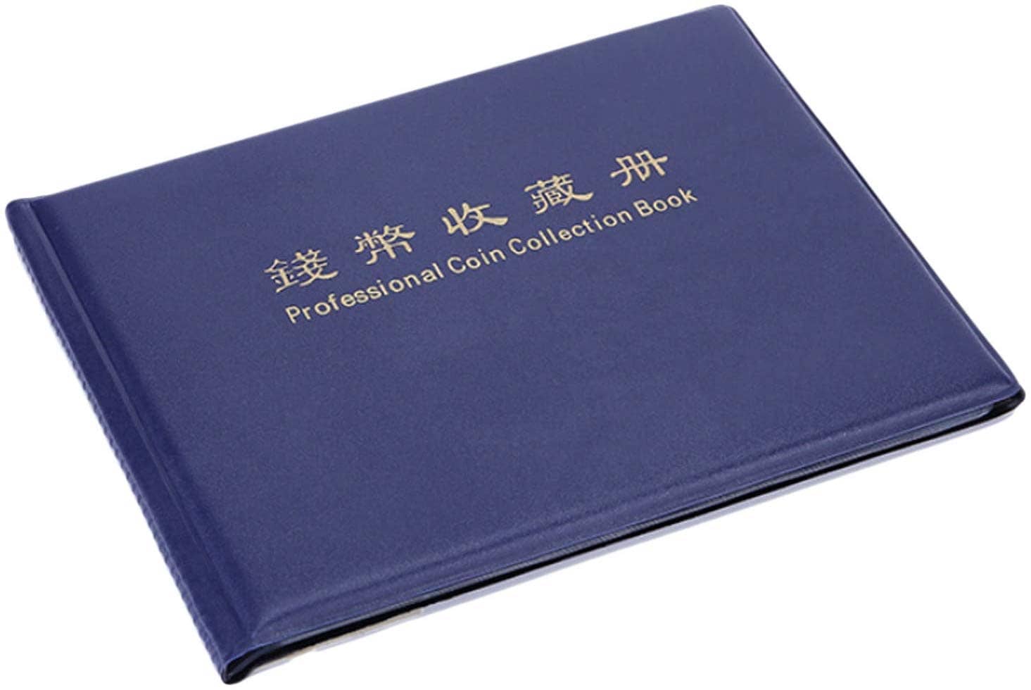 House of Quirk 240 Pockets Coin Holder Collection Coin Storage Album Book for Collectors, Money Penny Pocket,Plastic
