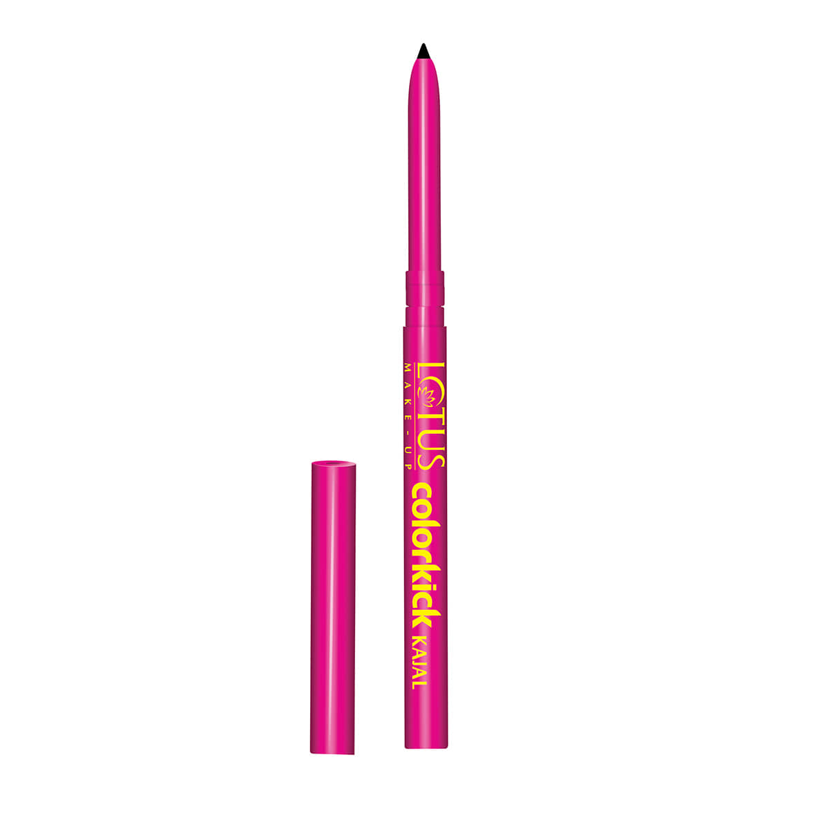 Lotus Make,Up Colorkick Kajal Black , Pencil Stick , Smudge Proof , Water Proof , 0.28G - Makeup - Eyes | Buy online on ZillyBuy