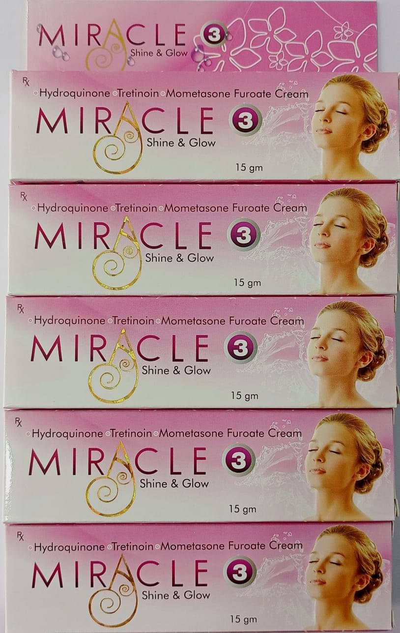     			MIRACLE 3 SKIN CREAM ( PACK OF 5) Night Cream 75 gm Pack of 5
