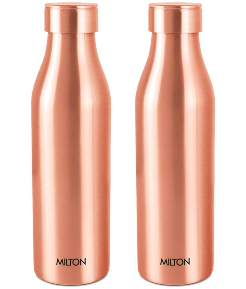    			Milton Copper Charge 1000 Water Bottle, Set of 2, 930 ml Each, Copper | 100% Leak Proof | Office Bottle | Gym Bottle | Yoga Bottle | Home | Kitchen | Hiking | Treking Bottle | Travel Bottle