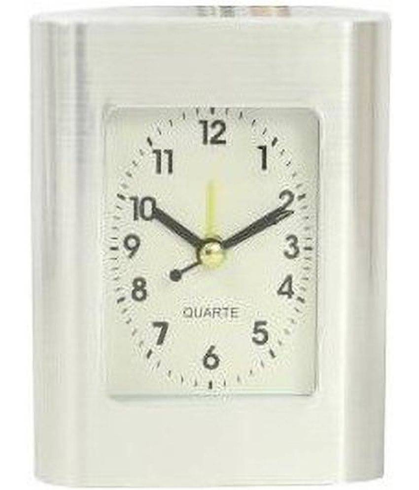 Sigaram Analog Plastic Assymetric Table Clock - Pack of 1 Sigaram Analog Plastic Assymetric Table Clock - Pack of 1