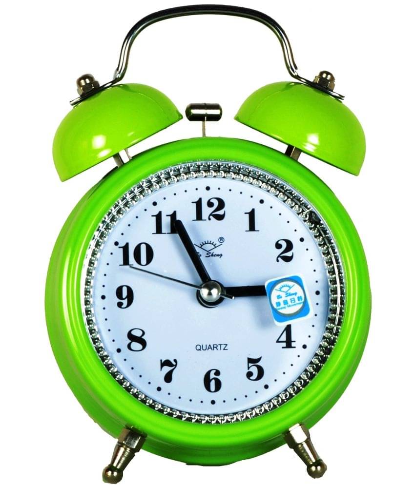     			Sigaram Analog Plastic Circular Table Clock - Pack of 1