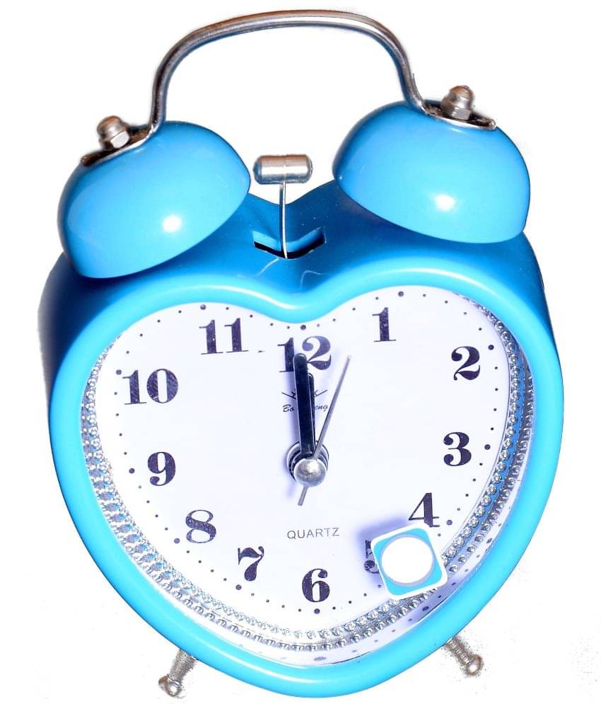     			Sigaram Analog Plastic Circular Table Clock - Pack of 1