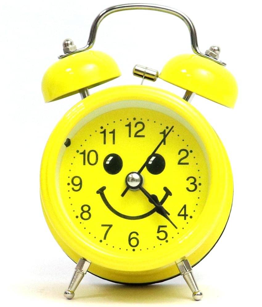     			Sigaram Analog Plastic Circular Table Clock - Pack of 1