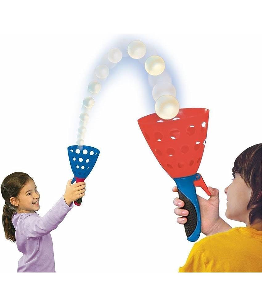 VBE Click and Catch Twin Ball Game Indoor Outdoor Games Toys Set for Kids | Pop & Catch Ball Play Fun for Boys & Girls.