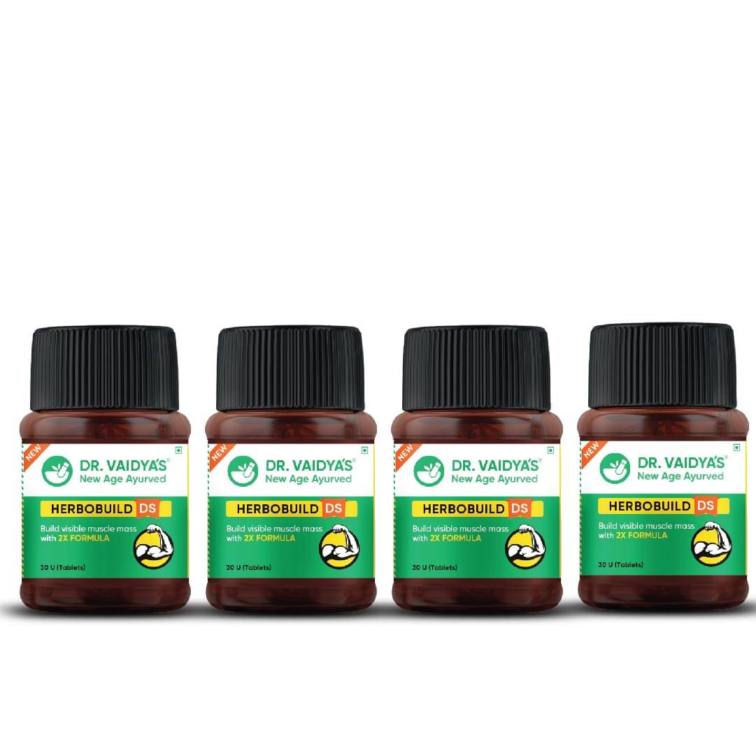    			Dr. Vaidya's Herbobuild Ds (Double Strength) 30 No.s (Pack Of 4)