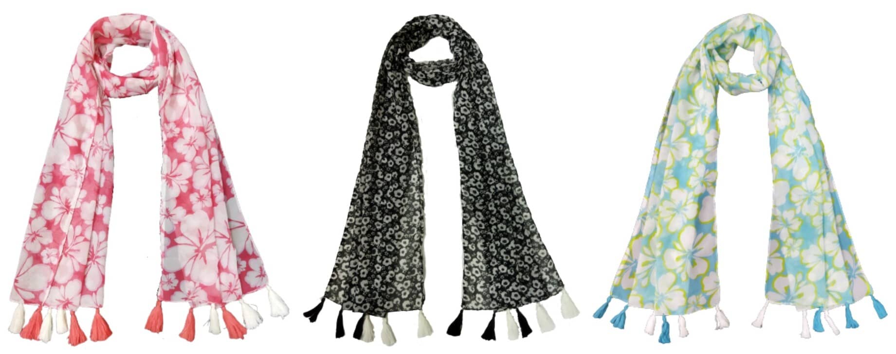 stolevilla Multi Poly Cotton Yarn Stoles ( Pack of 3 ) - Dupattas & Shawls | Buy online on ZillyBuy