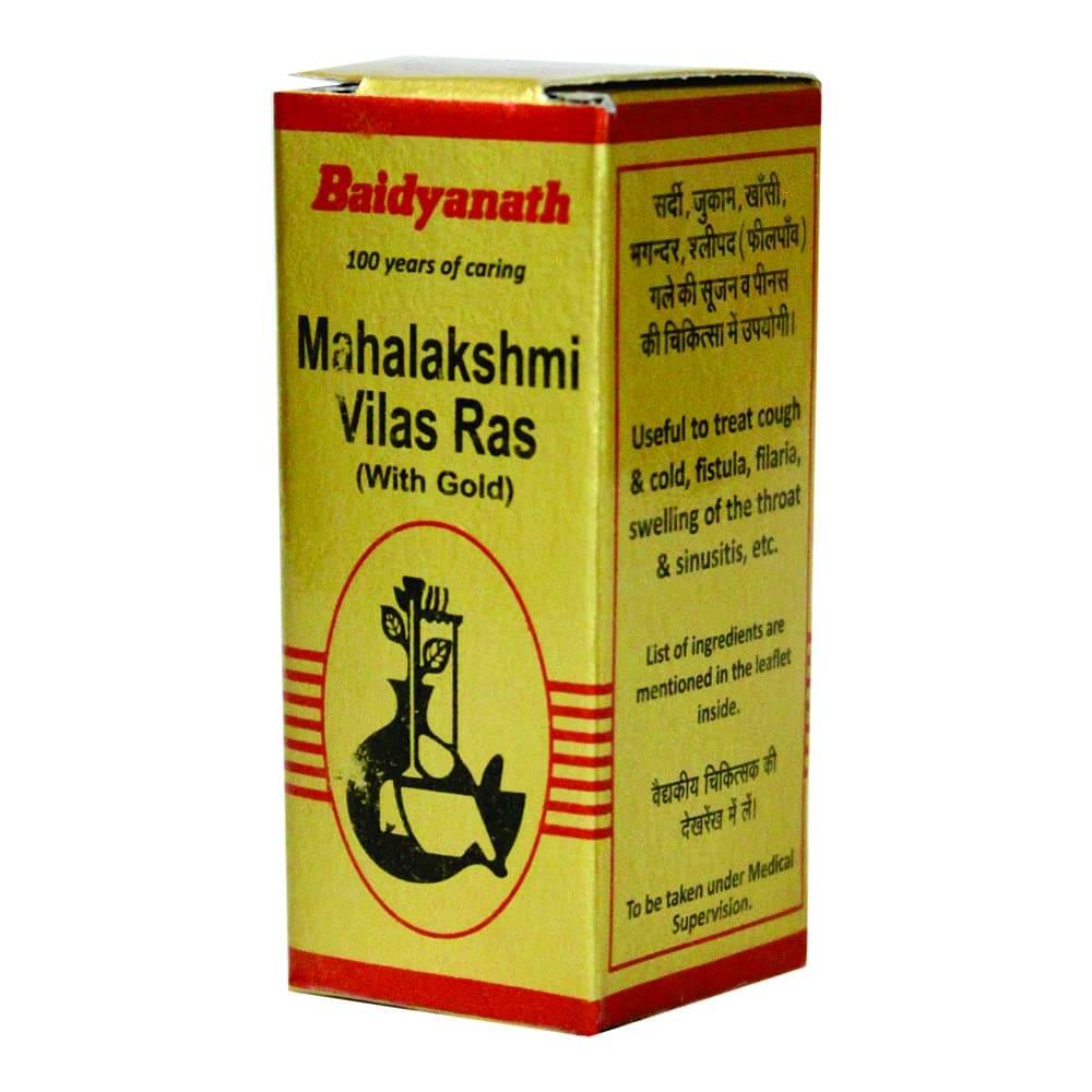 Baidyanath Mahalakshmi Vilas Ras Sy, 5 Tablets Baidyanath Mahalakshmi Vilas Ras Sy, 5 Tablets