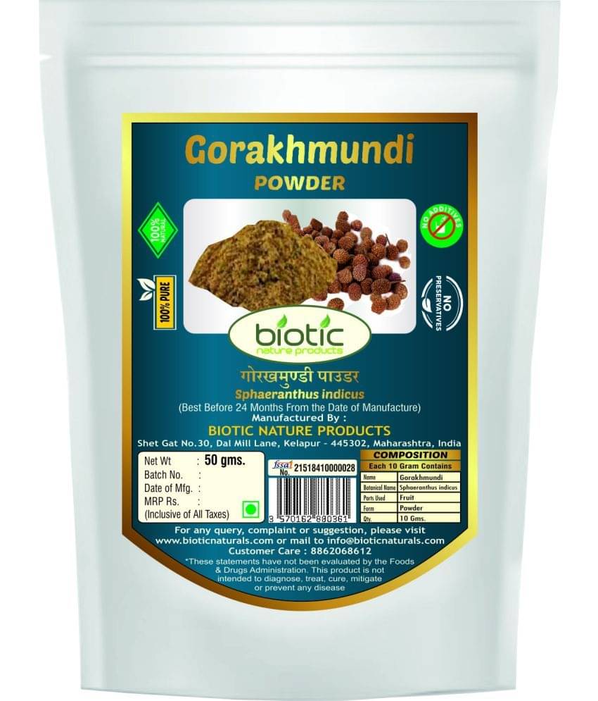 Biotic Gorakhmundi powder | Gorakmundi | Gorakh Mundi Powder 50 gm Biotic Gorakhmundi powder | Gorakmundi | Gorakh Mundi Powder 50 gm