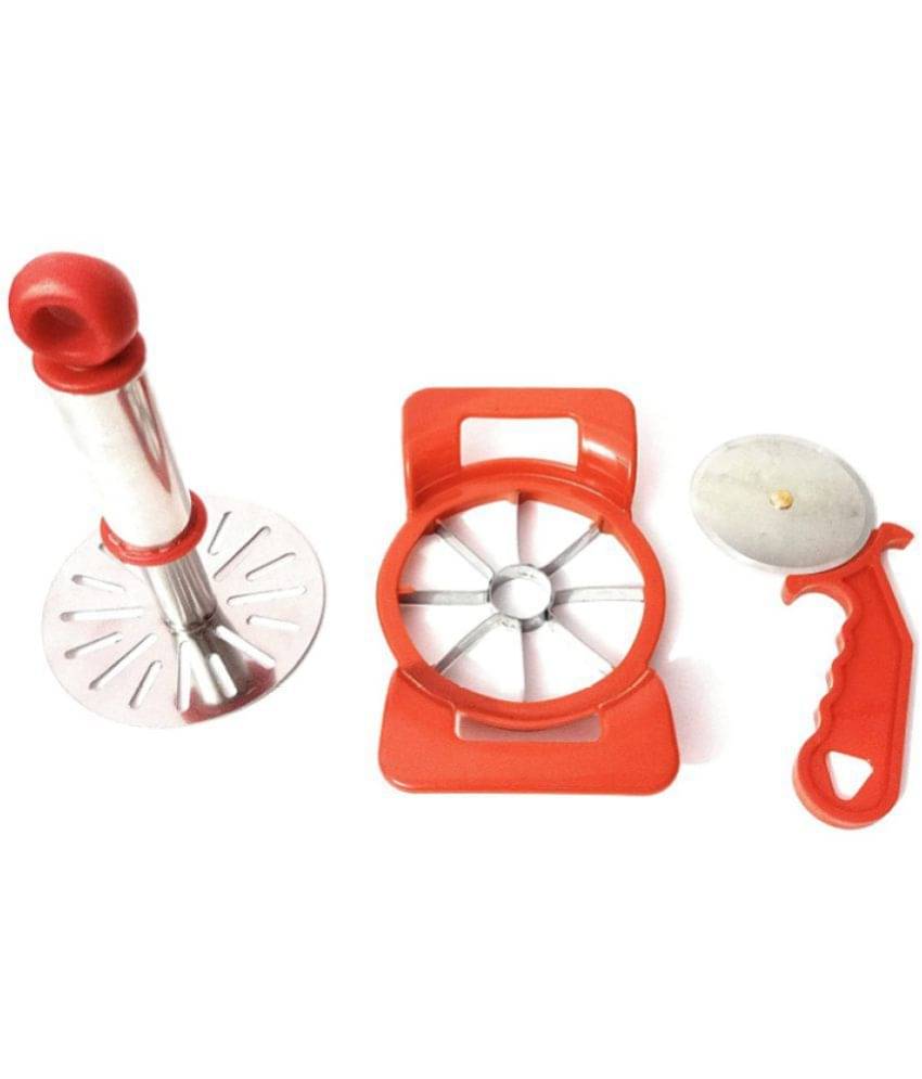     			Blooms Mall  Combo of Cutter, Pizza Cutter and Potato Masher