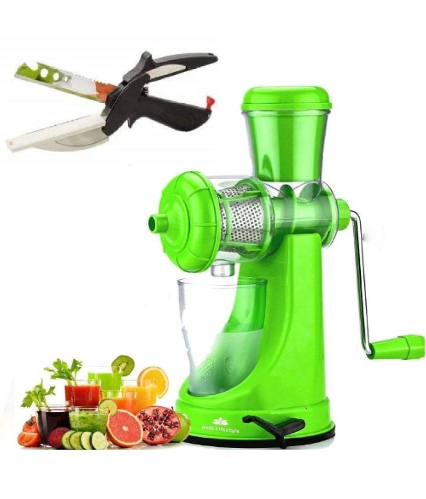 Blooms Mall Combo of Hand Juicer with Clever Cutter for Fruits and Vegetables Blooms Mall Combo of Hand Juicer with Clever Cutter for Fruits and Vegetables