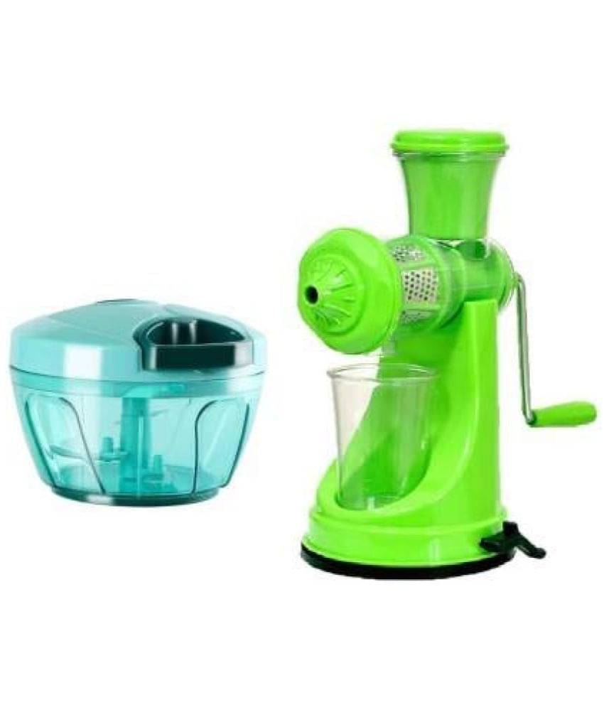 Blooms Mall Combo of Handy Manual Juicer Machine & Vegetable Mini Handy Chopper Blooms Mall Combo of Handy Manual Juicer Machine & Vegetable Mini Handy Chopper