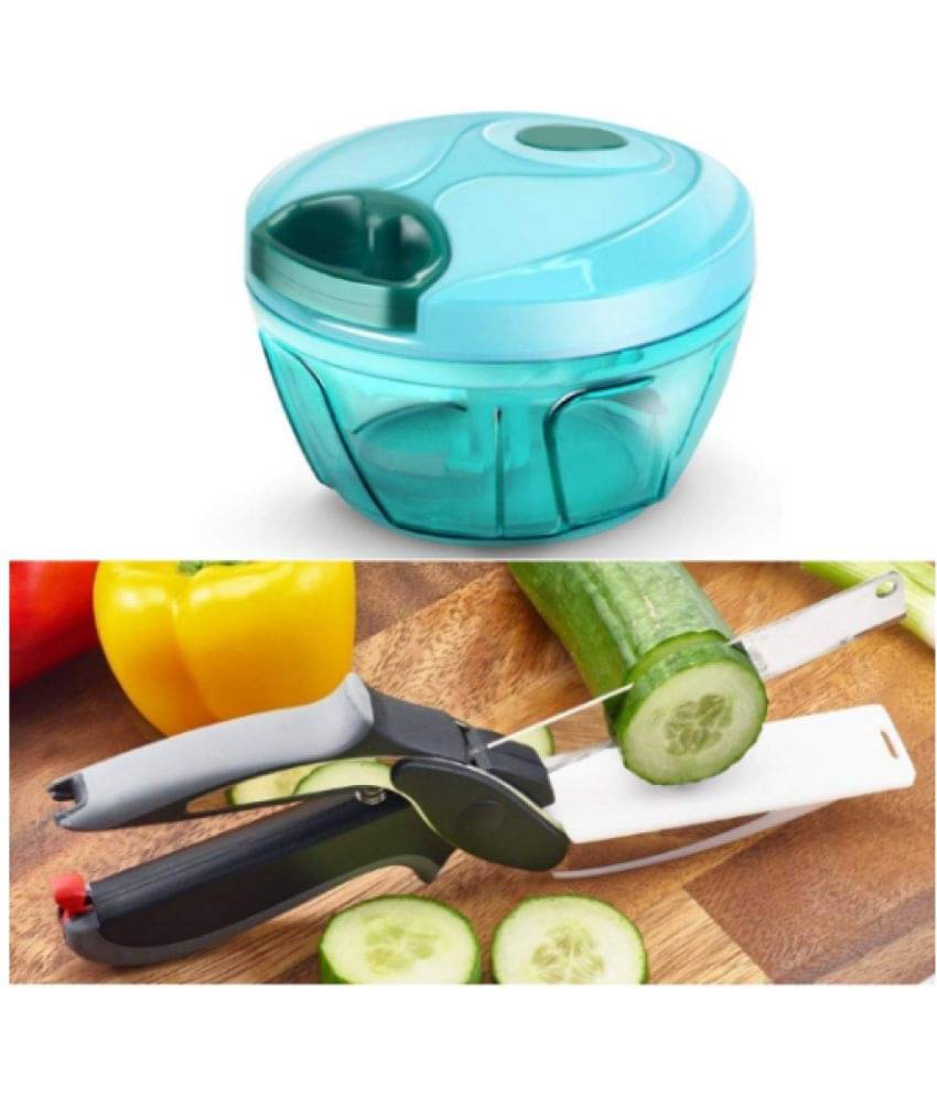     			Blooms Mall  Combo of Manual Chopper + clever cutter