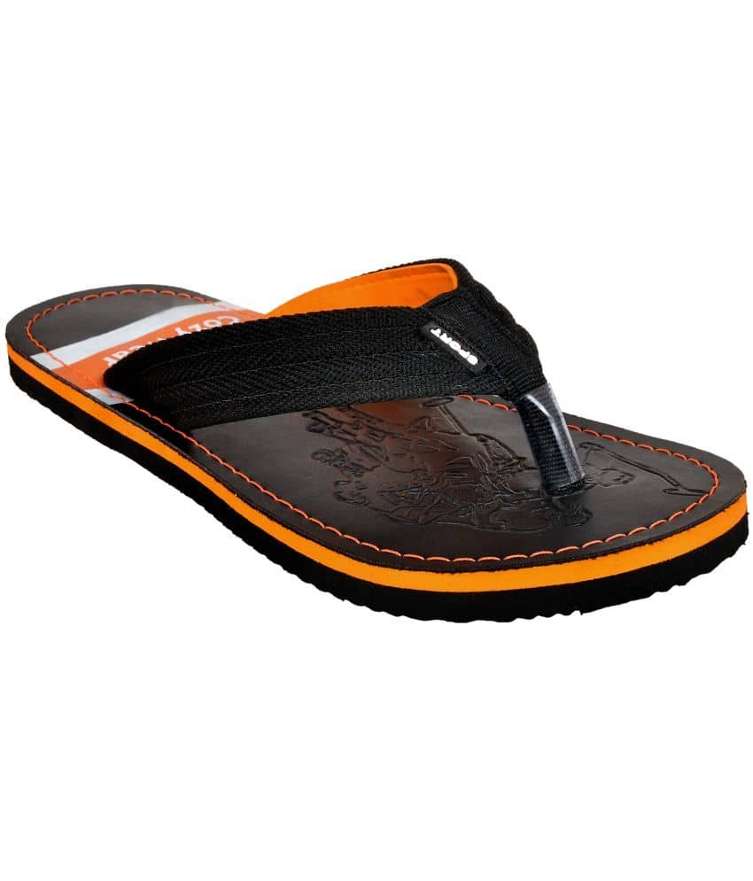 Cozy Wear Orange Slippers